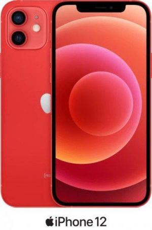 אייפון Apple iPhone 12 256GB צבע אדום - שנה אחריות יבואן רשמי - ללא מטען וללא אוזני