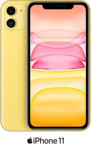 אייפון Apple iPhone 11 256GB צבע צהוב - שנה אחריות יבואן רשמי - ללא מטען וללא אוזני