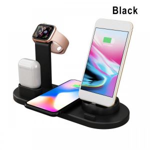 4 In 1 10W Wireless Charger Multi-Function USB Charger Charging Docking Station
